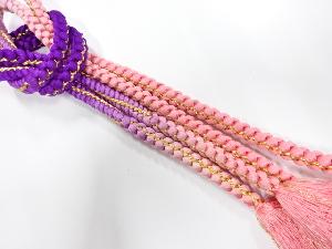 正絹　手組帯締め